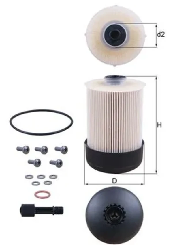 Фильтр топливный MAHLE KX33822D