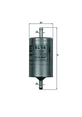 Топливный фильтр KL14 Mahle Original
