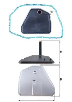 Фильтр АКПП HX164D Mahle Original