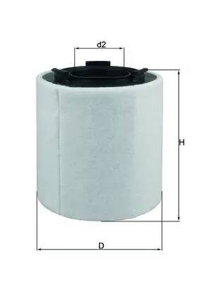 Воздушный фильтр LX2831 Mahle Original