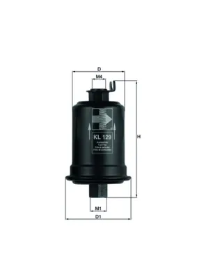 Топливный фильтр KL129 Mahle Original