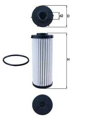 Фильтр АКПП MAHLE HX139D