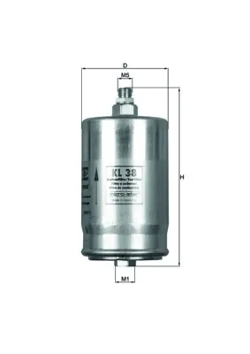 Топливный фильтр KL38 Mahle Original