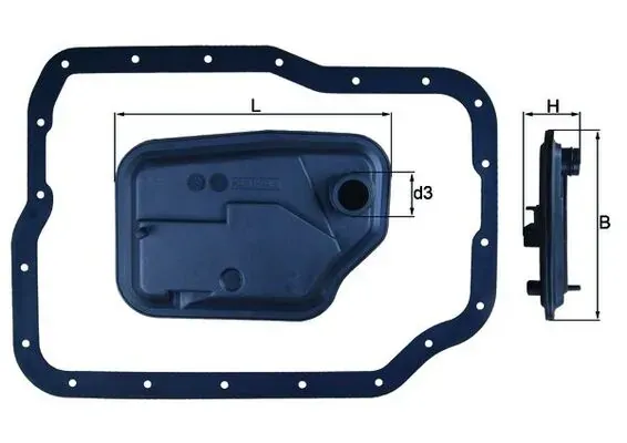 Фильтр АКПП HX149D Mahle Original
