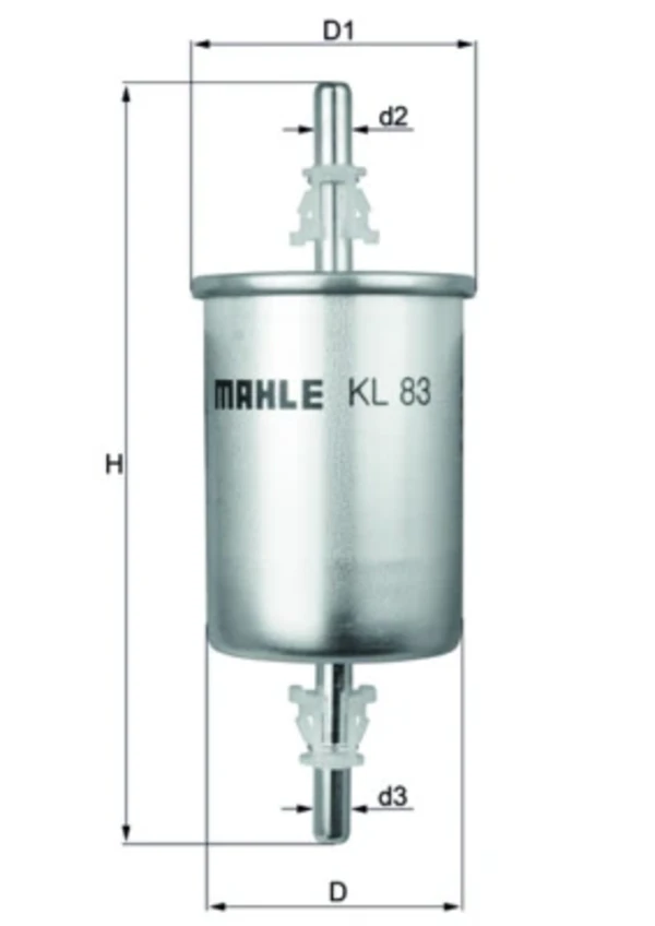 Топливный фильтр KL83 Mahle Original