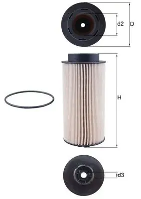 Топливный фильтр KX264D Mahle Original