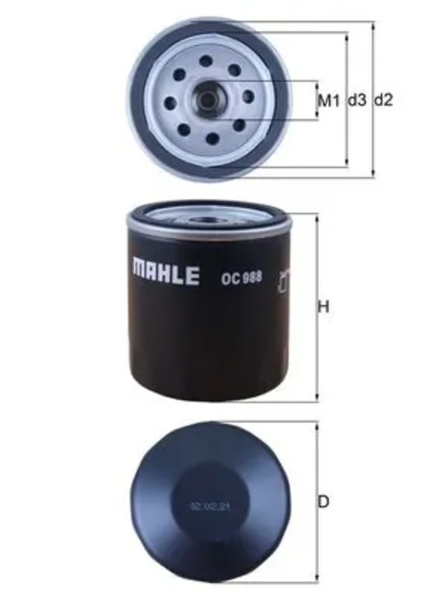 Масляный фильтр OC988 Mahle Original