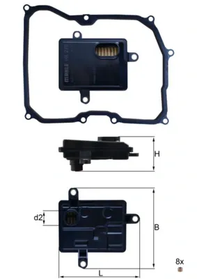 Фильтр АКПП HX275D Mahle Original