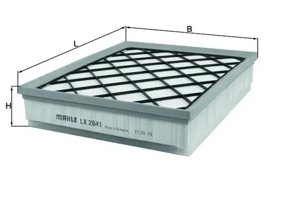 Воздушный фильтр LX2641 Mahle Original