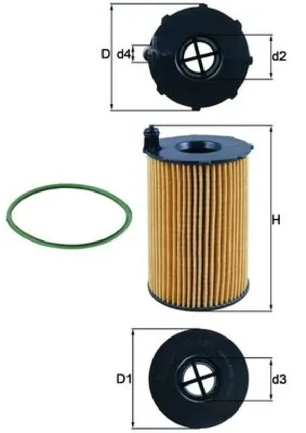 Масляный фильтр OX420D Mahle Original