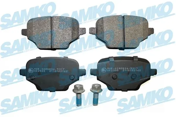 Задние тормозные колодки 5SP2162 Samko
