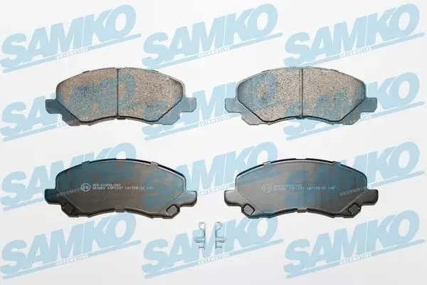 Передние тормозные колодки 5SP1347 Samko