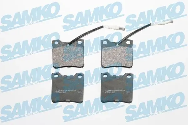 Задние тормозные колодки 5SP330 Samko