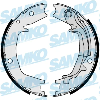Колодки ручника 81062 Samko