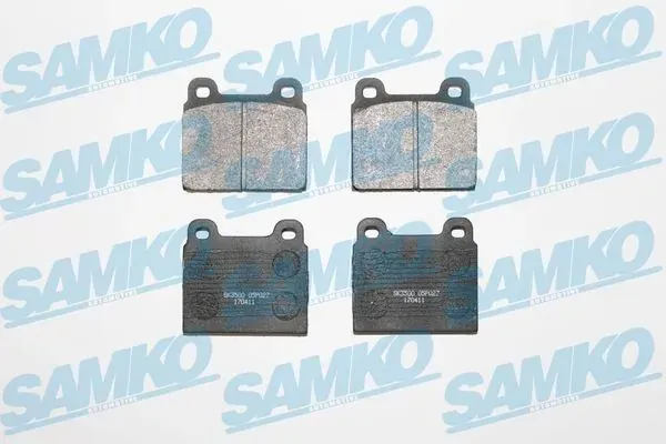 Передние тормозные колодки 5SP027 Samko