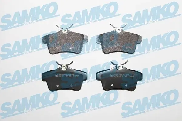 Задние тормозные колодки 5SP1567 Samko