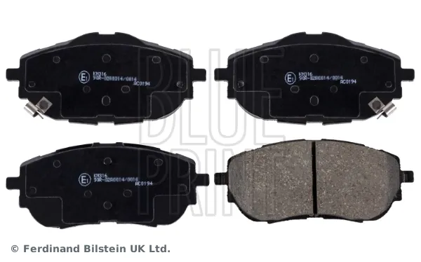 Передние тормозные колодки ADT342198 Blue Print