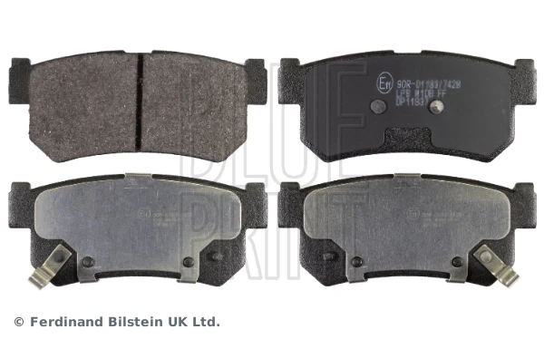 Задние тормозные колодки ADG04262 Blue Print