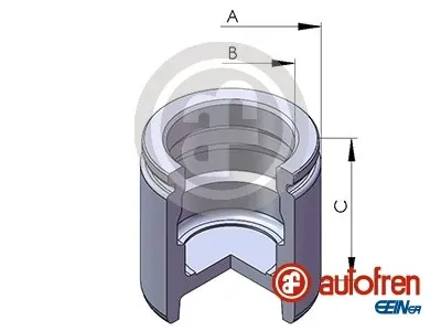Поршень суппорта тормозного переднего D02544 Autofren