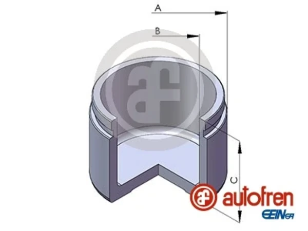 Поршень суппорта тормозного переднего D025350 Autofren