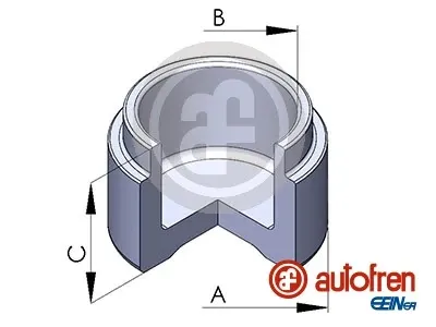 Поршень суппорта тормозного переднего D025127 Autofren