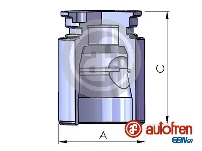 Поршень суппорта тормозного заднего D025221 Autofren