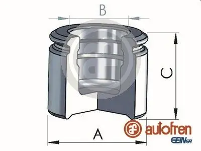 Поршень суппорта тормозного заднего K04762111 Fiat/Alfa/Lancia