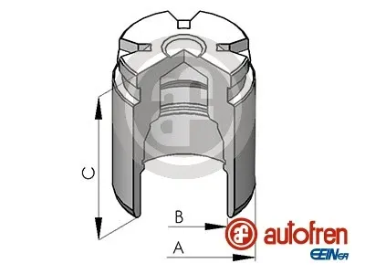 Поршень суппорта тормозного заднего AUTOFREN D025530