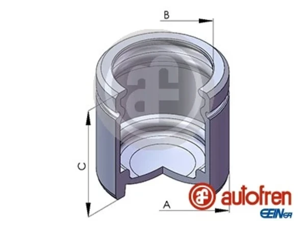 Поршень суппорта тормозного переднего D025107 Autofren