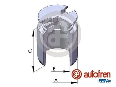 Поршень суппорта тормозного заднего D02554 Autofren