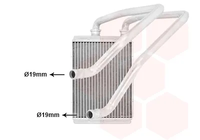 Радиатор печки 33006472 VAN Wezel