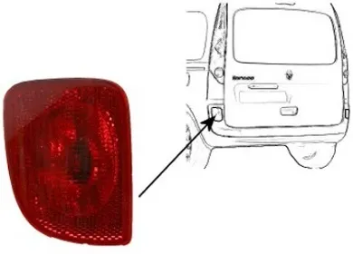 Фонарь противотуманный задний левый 4312939 VAN Wezel