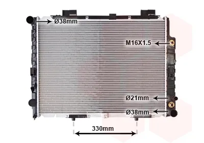 Радиатор охлаждения VAN Wezel 30002283