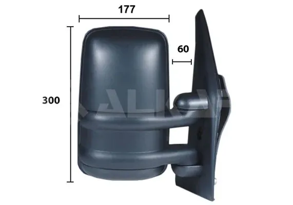 Правое зеркало 9265902 Alkar