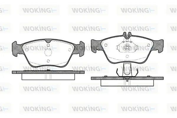 Передние тормозные колодки P486300 Woking