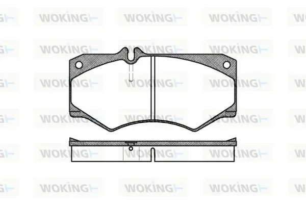 Передние тормозные колодки P147330 Woking
