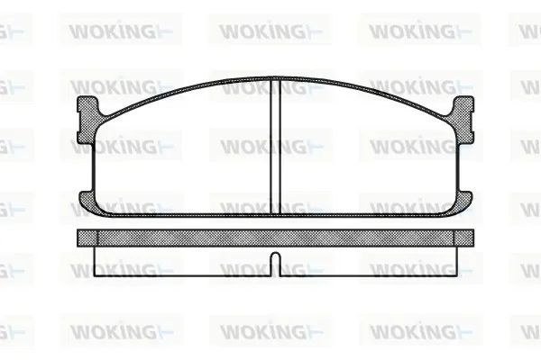 Передние тормозные колодки P304300 Woking