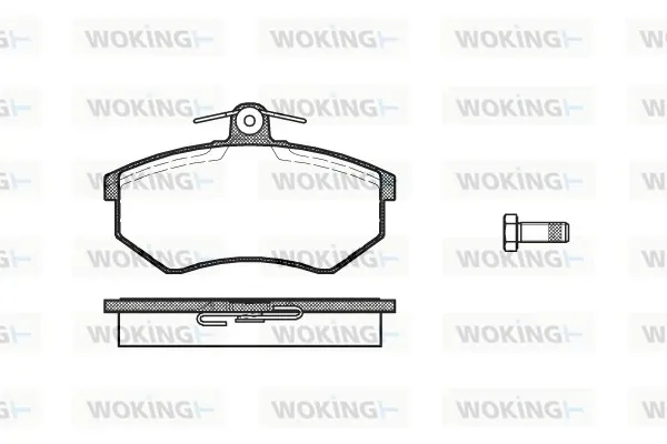 Передние тормозные колодки P034300 Woking