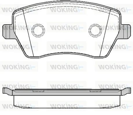 Передние тормозные колодки P887300 Woking
