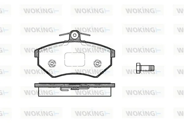 Передние тормозные колодки P034340 Woking