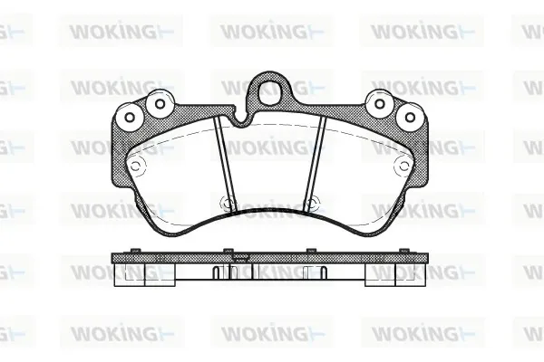 Передние тормозные колодки P894300 Woking