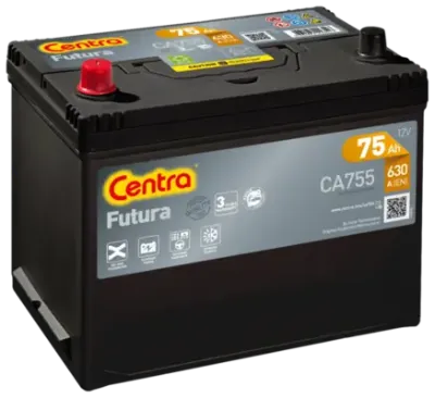 Аккумулятор автомобильный Экзид 75 А/ч 12 В (CA755)