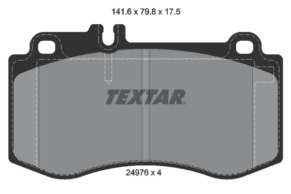 Передние тормозные колодки 2497601 Textar