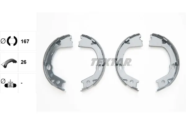 Колодки ручника 91082600 Textar