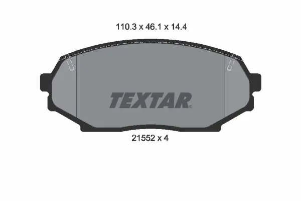 Передние тормозные колодки 2155202 Textar