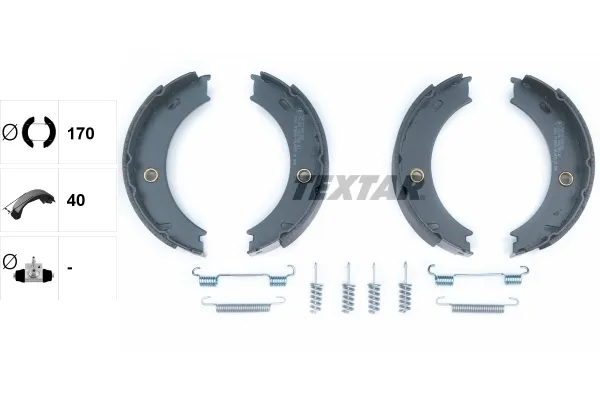 Колодки ручника 91057900 Textar