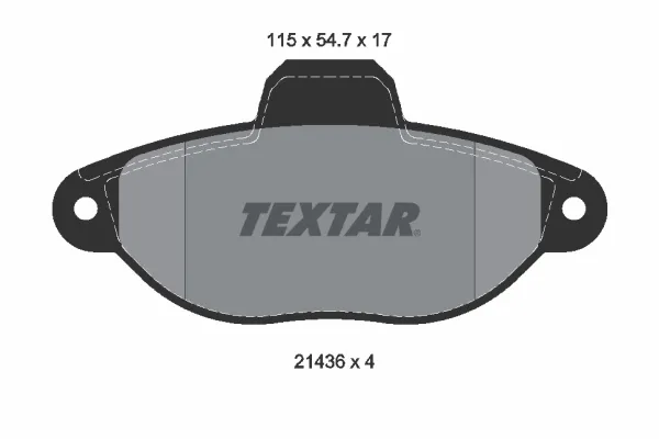 Передние тормозные колодки 2143602 Textar