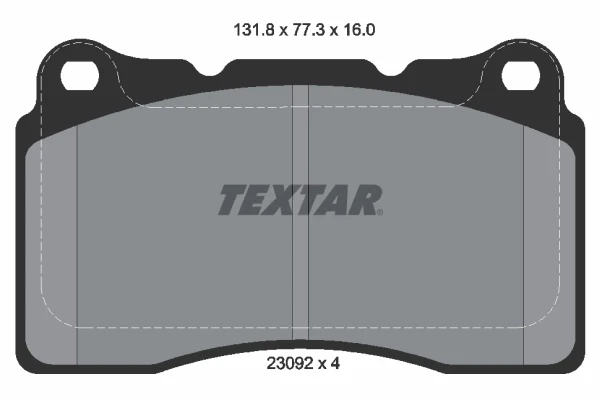 Передние тормозные колодки 2309203 Textar