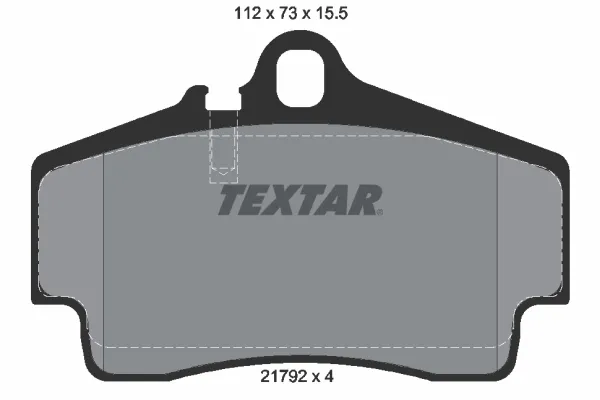 Задние тормозные колодки 2179203 Textar
