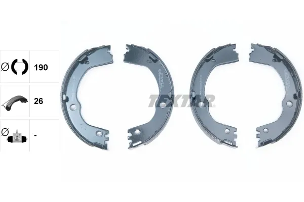 Колодки ручника 91082500 Textar